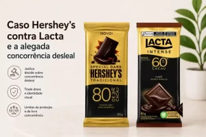 Concorrência desleal Hersheys contra Lacta