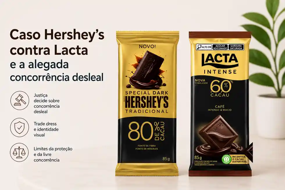 Concorrência desleal Hersheys contra Lacta