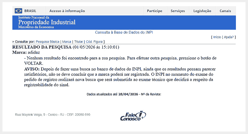 busca de marca no INPI